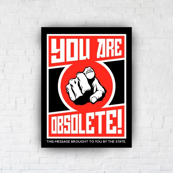

Картина на холсте прямоугольная I-Art Obsolete 45x60см
