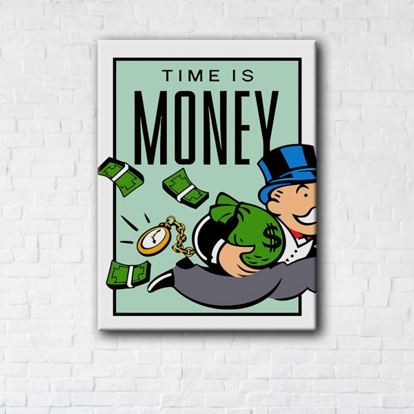 

Картина на холсте прямоугольная I-Art Monopoly Time 75x100см
