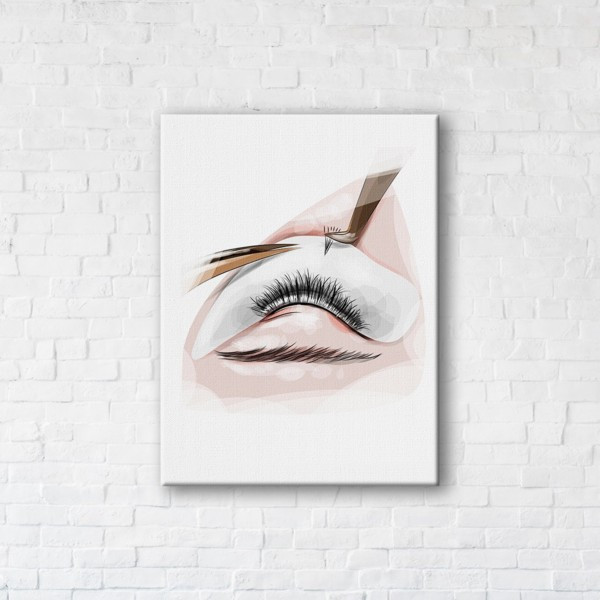 

Картина на холсте прямоугольная I-Art Eyelashes 45x60см