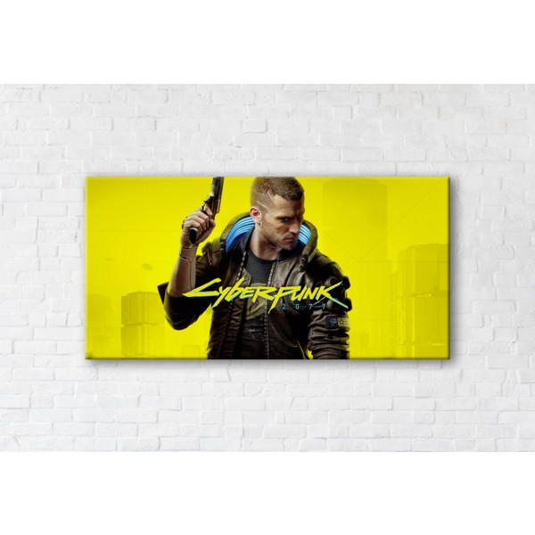 

Картина на холсте прямоугольная I-Art Cyberpunk 2077 60x120см