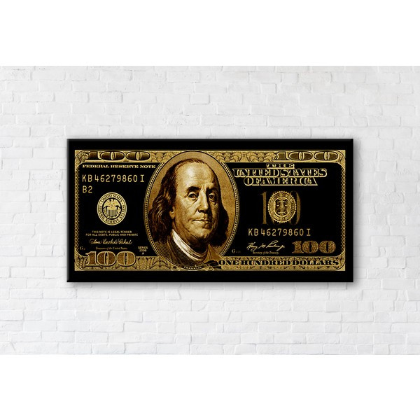 

Картина на холсте прямоугольная I-Art Golden Standard 70x140см