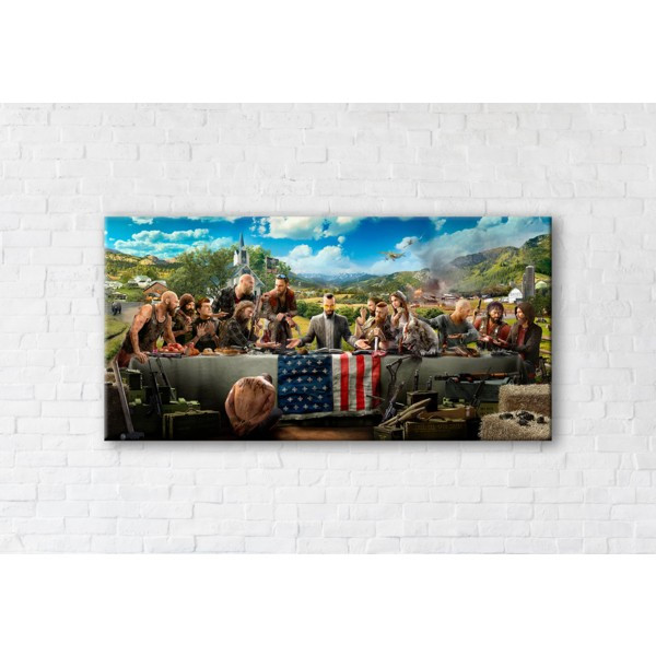 

Картина на холсте прямоугольная I-Art Far Cry 5 70x140см