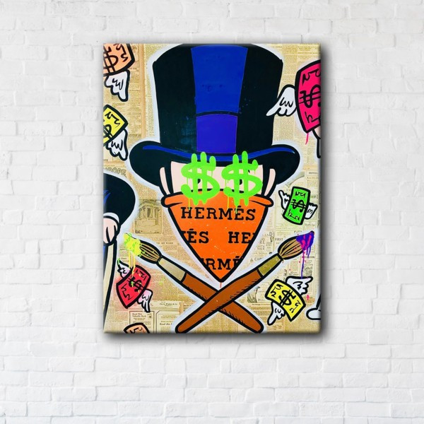 

Картина на холсте прямоугольная I-Art Hermes x Art 60x120см