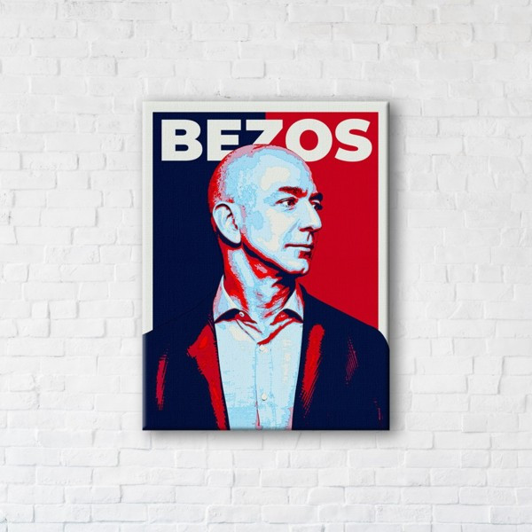 

Картина на холсте прямоугольная I-Art Bezos 110x145см