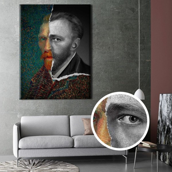 

Картина на холсте прямоугольная I-Art Vincent Photo 50x65см