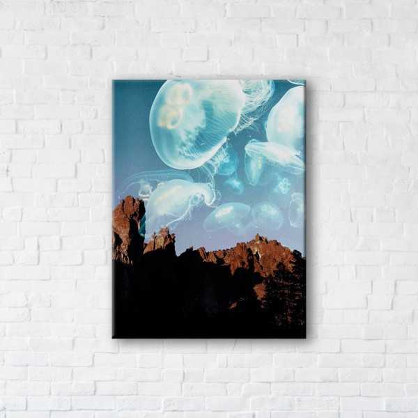 

Картина на холсте прямоугольная I-Art Jellyfishes 75x100см