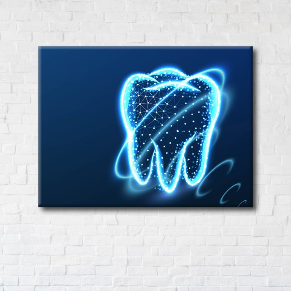 

Картина на холсте прямоугольная I-Art Tooth Enamel 110x145см