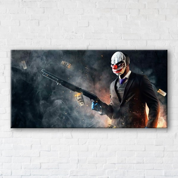 

Картина на холсте прямоугольная I-Art Payday 40x80см