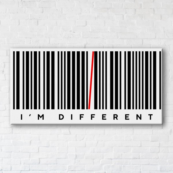 

Картина на холсте прямоугольная I-Art Different 70x140см