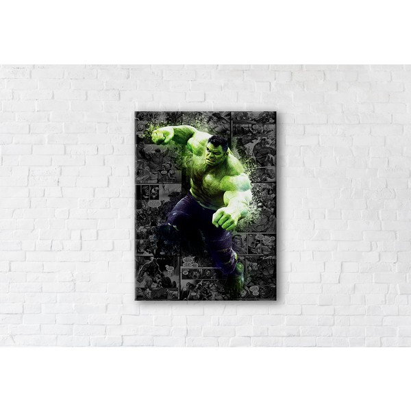 

Картина на холсте прямоугольная I-Art Hulk 110x145см