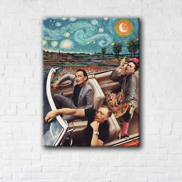 

Картина на холсте прямоугольная I-Art Once Upon a Time 45x60см