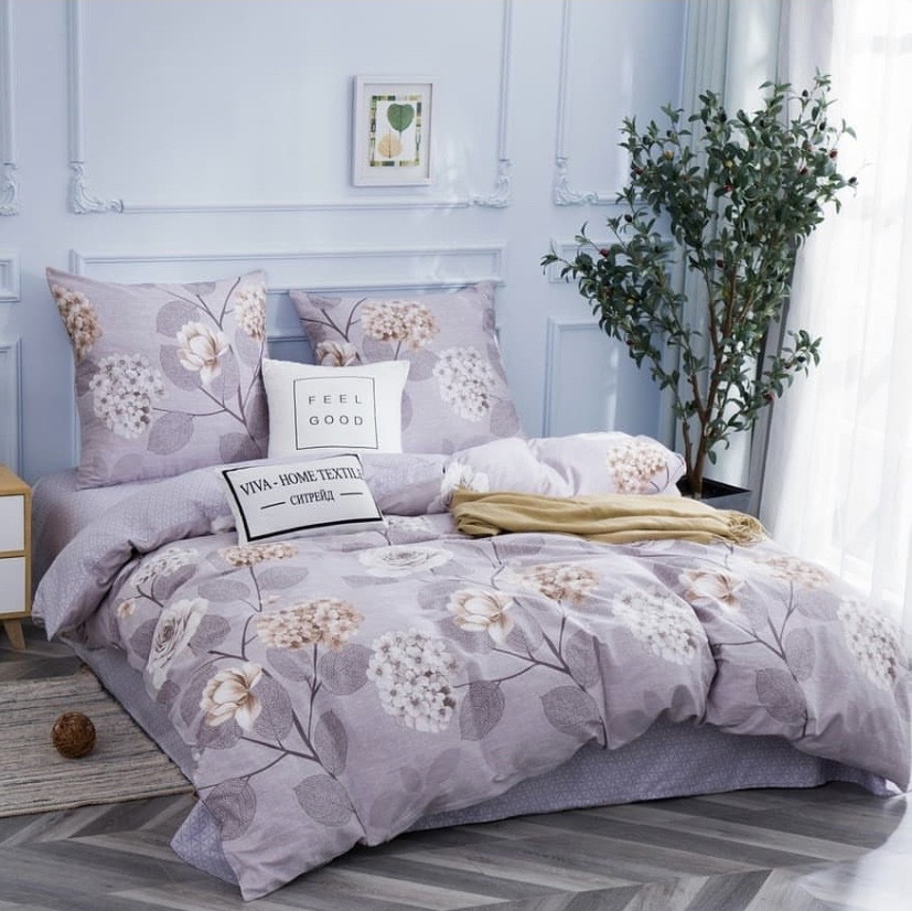 

Комплект постельного белья MirSon Бязь Premium 17-0273 Plantain Семейный 160x220 см