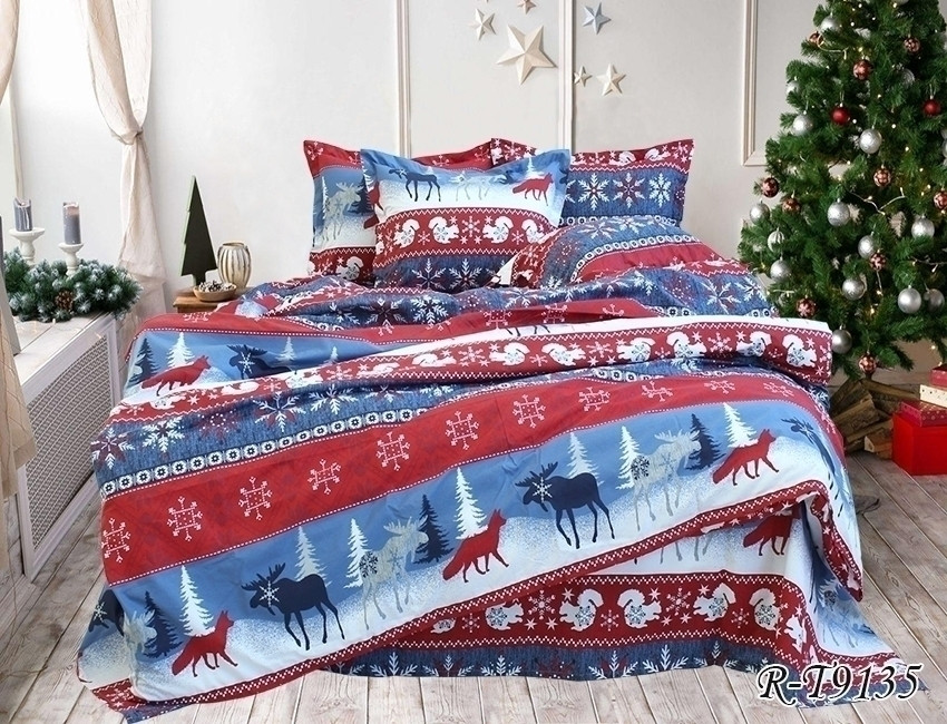 

Двуспальный комплект постельного белья TAG tekstil R-T9135