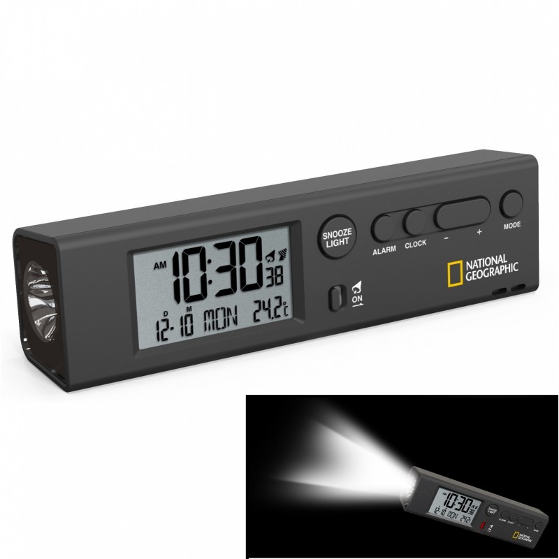 

Часы National Geographic Thermometer Flashlight Black , код: 928498-SVA