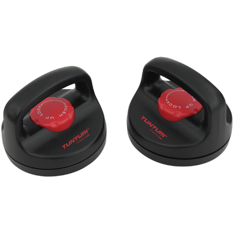 

Упоры для отжиманий поворотные Tunturi Rotating Push-up Stands, код: 14TUSFU271-S25