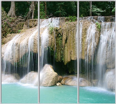 

Шкаф купе Luxe Studio Стандарт-1 Фотопечать Природа-101 2300x2400x600 трехдверный