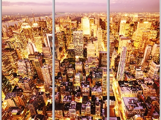 

Шкаф купе Luxe Studio Стандарт-1 Фотопечать Архитектура-59 2200x2000x450 трехдверный