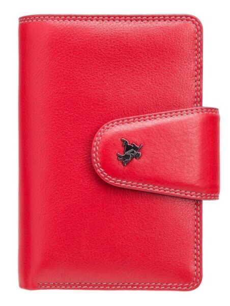 

Кожаный женский кошелек Visconti SP31 Poppy c RFID (Red Multi Spectrum)