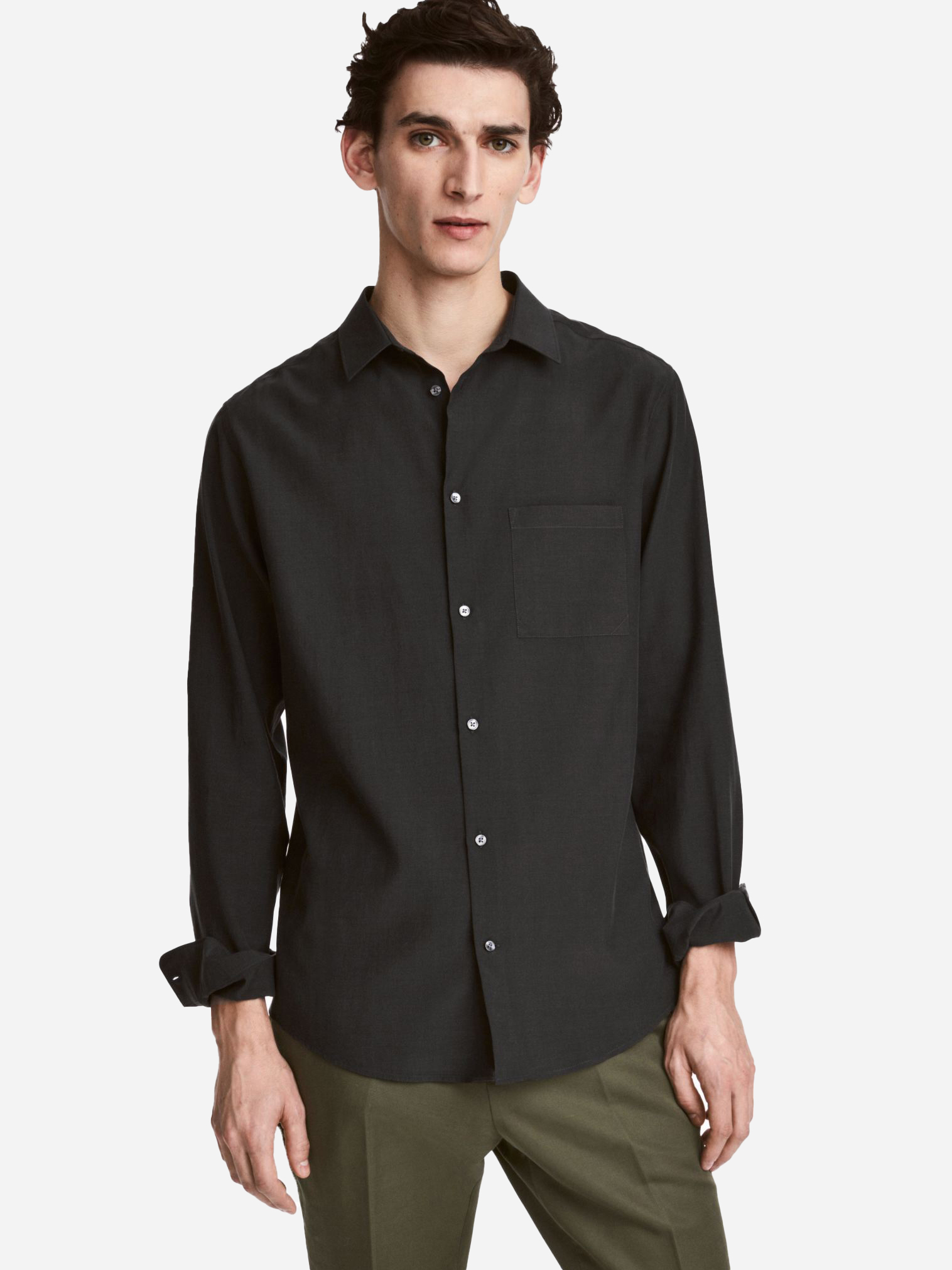 

Рубашка H&M 0443085-5 XS Черная