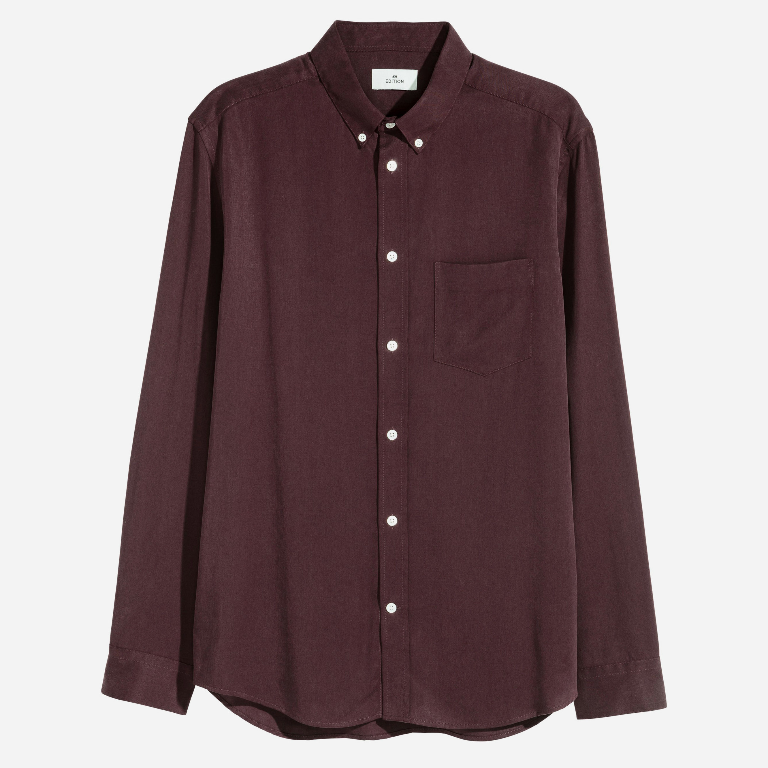 

Рубашка H&M 5507876-ACUK S Бордовая