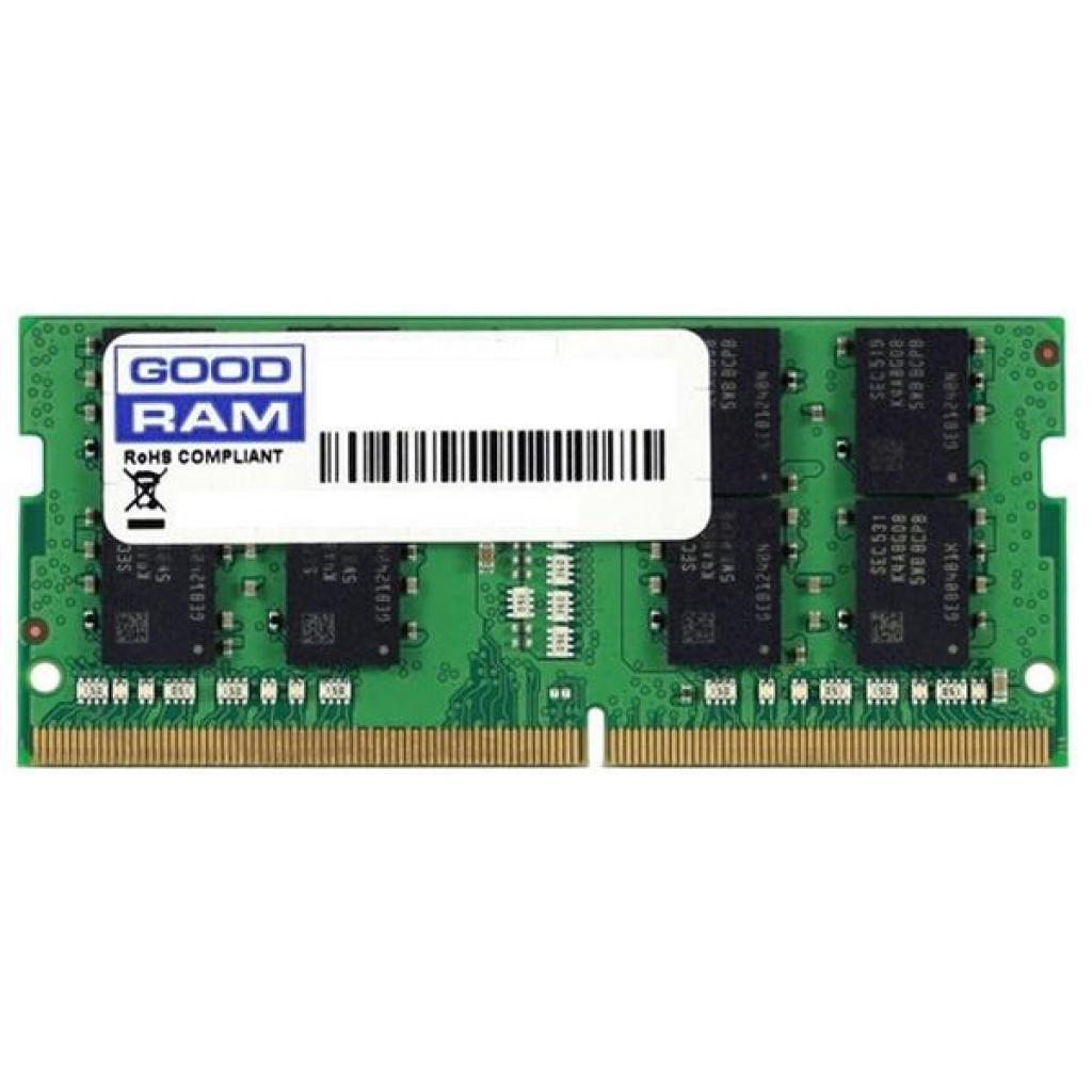 

Память GOODRAM 8 GB SO-DIMM DDR4 2666 MHz (GR2666S464L19S/8G)