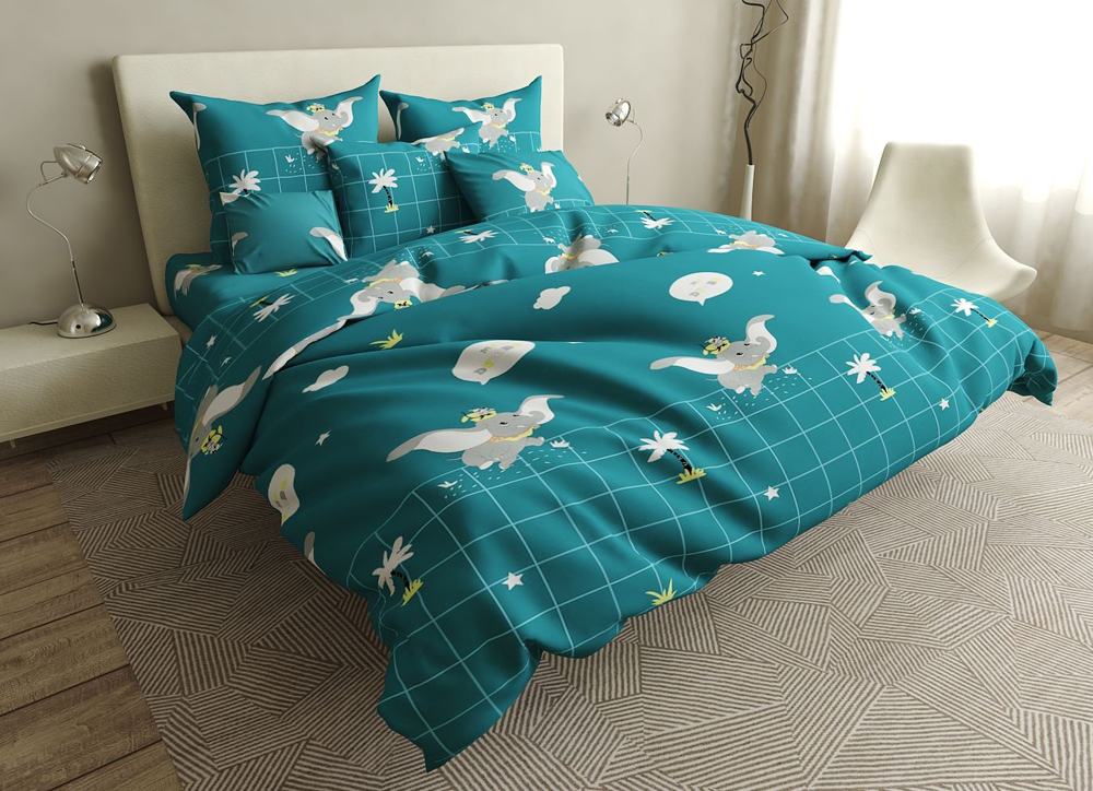 

Пододеяльник MirSon Бязь Premium 17-0367 Dumbo 220x240