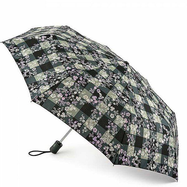 

Женский зонт автомат Fulton Open and Close-4 L346 - Gingham Ditsy