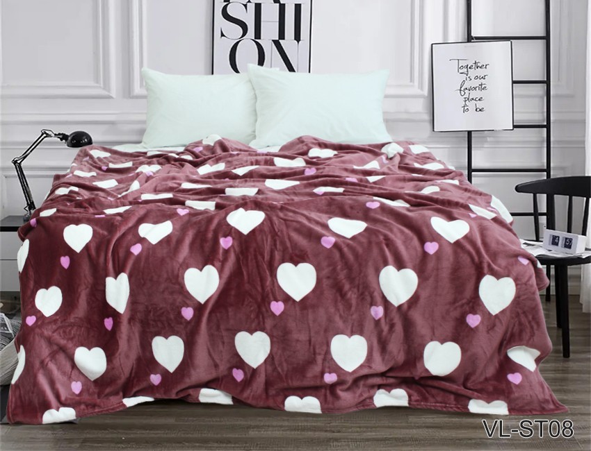 

Плед велсофт (микрофибра) TAG tekstil VL-ST08 200х220