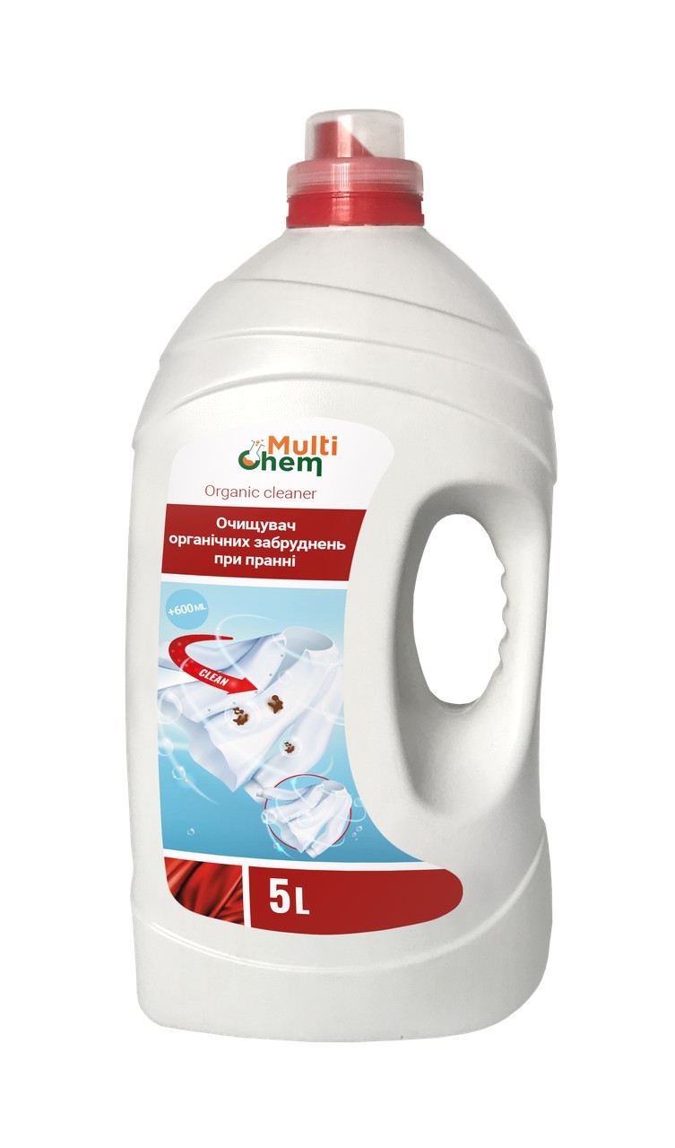 

Пятновыводитель органических загрязнений при стирке Organic cleaner 5 л