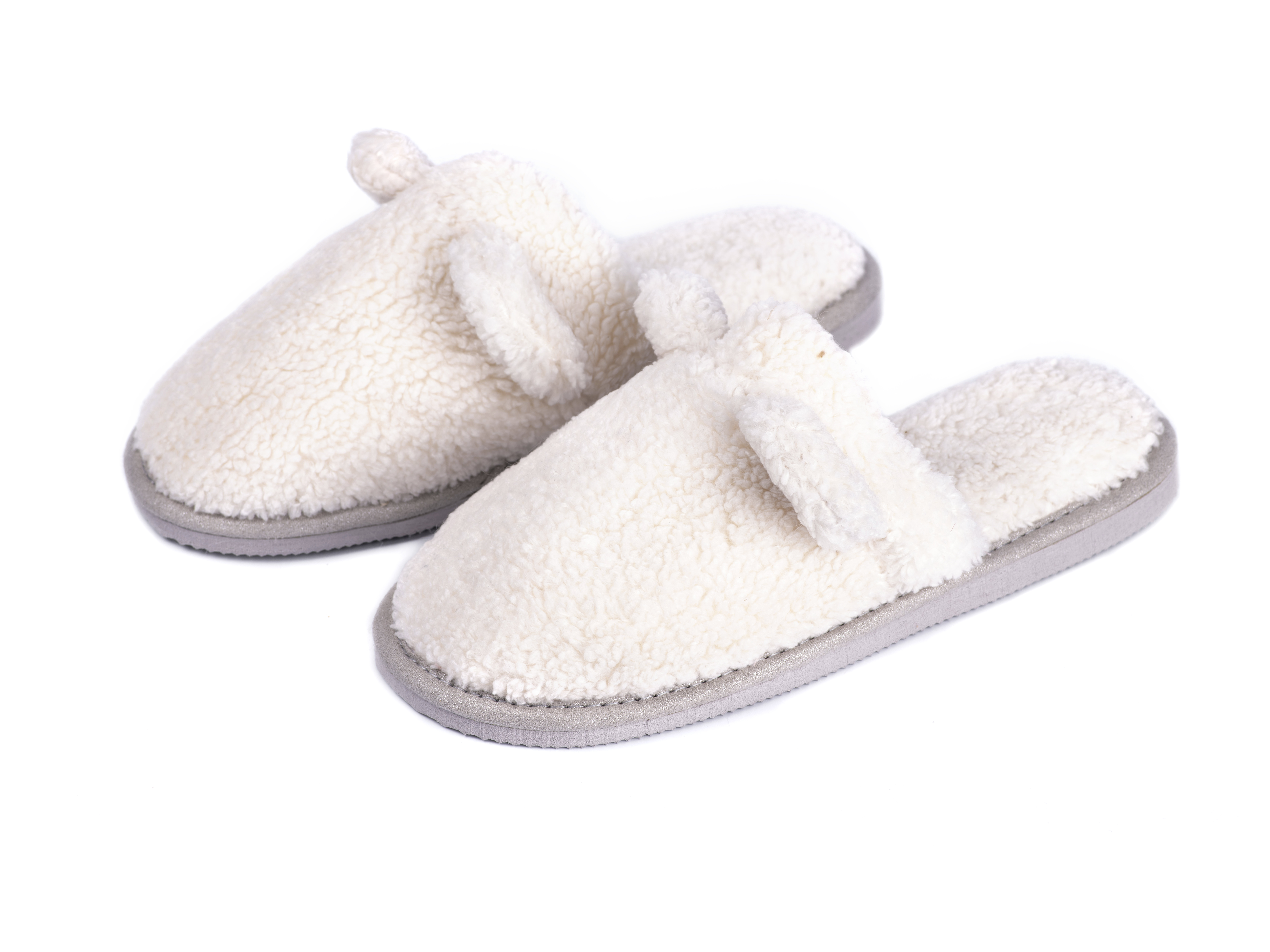 

Капці домашні жіночі HS хутрянi TEDDI white TWINS 6099 38-39 Білий