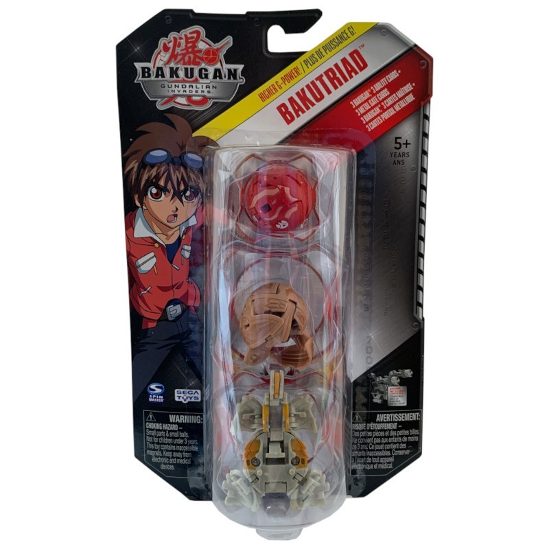 

Игровой набор Spin Master Бакуган Gundalian Invaders Bakutriad 3в1 (61321 TRIADA-86)