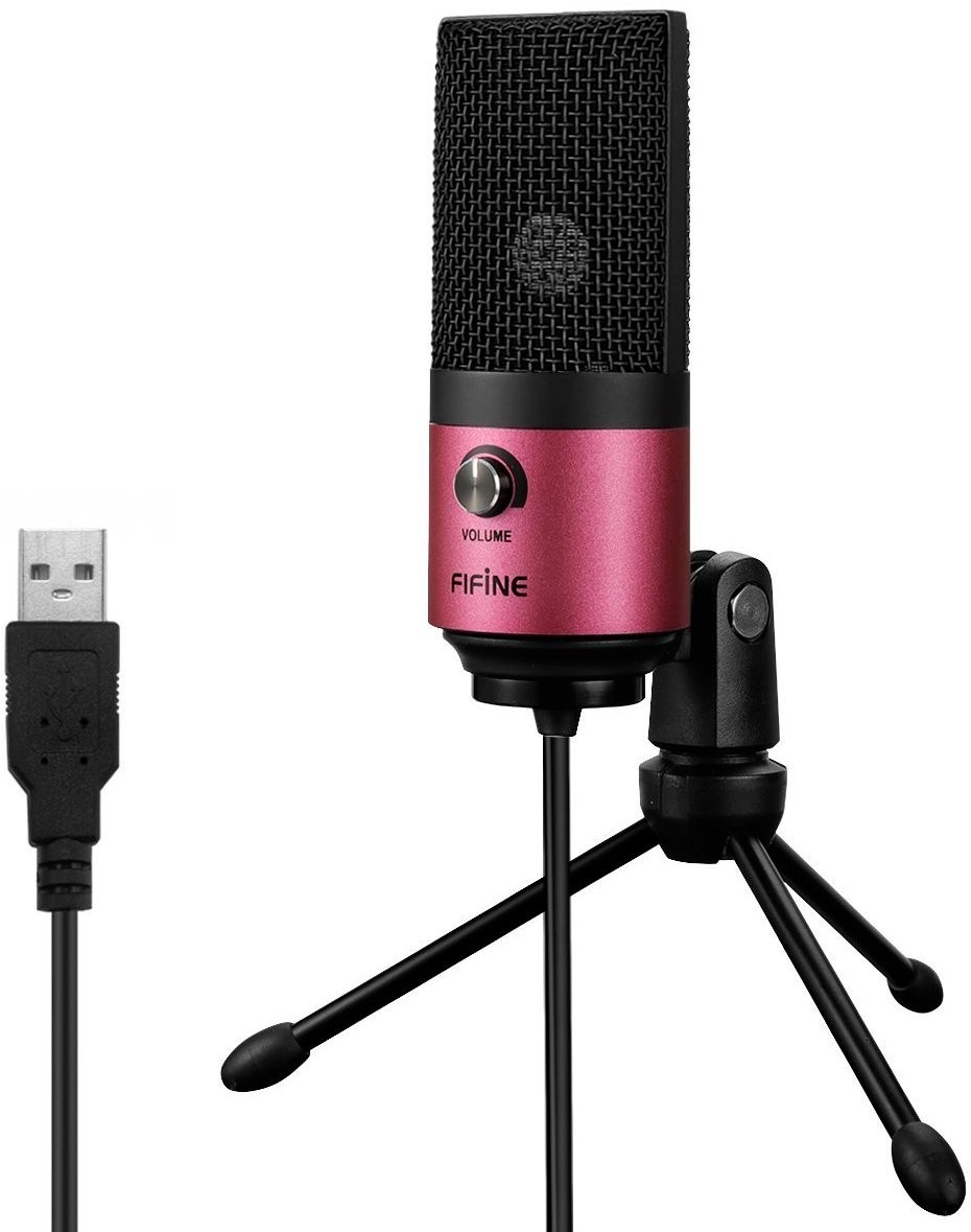 

Cтудийный конденсаторный микрофон FIFINE K669 PINK