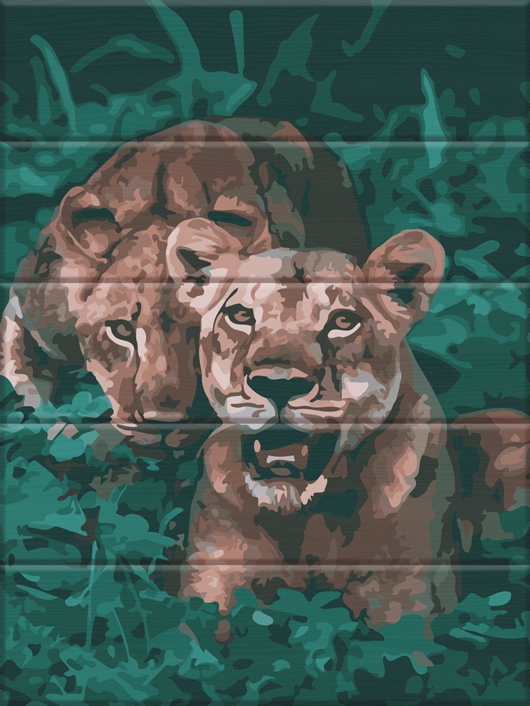 

Картина по номерам ArtStory Охота 40*30 см на дереве (в коробке) арт.ASW140