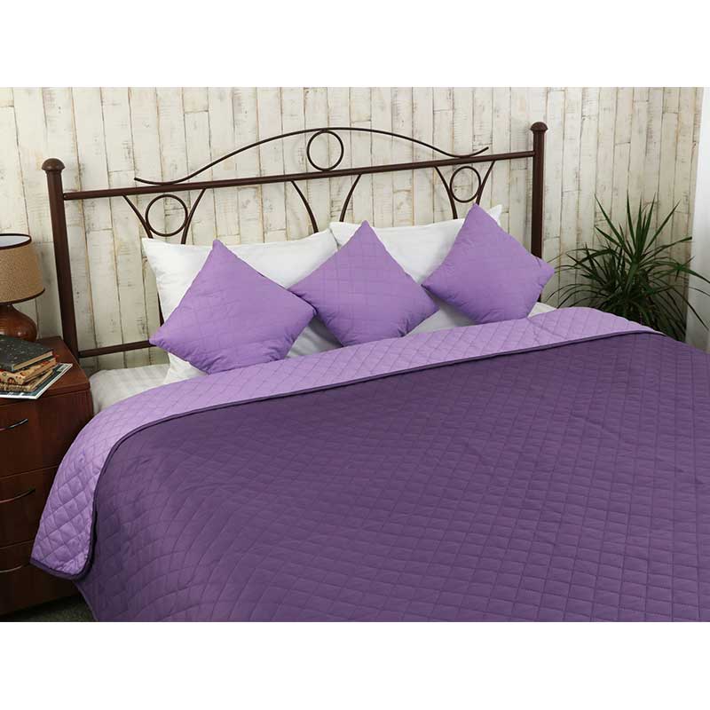 

Покрывало Руно Violet евро 220*240 см микрофибра/силикон паяное фиолетовое арт.330.52У_Violet