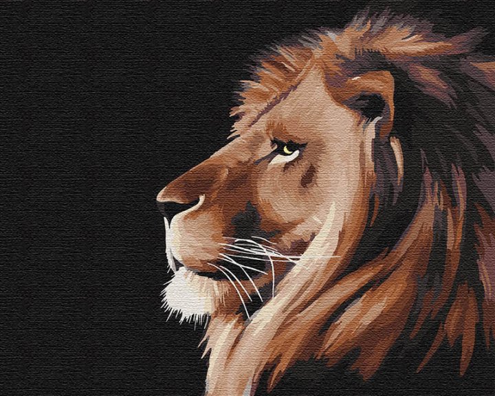 

Картина по номерам Идейка Королевский взгляд 50*65 см (без коробки) арт.KHO14203