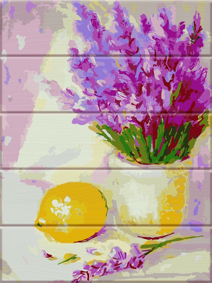 

Картина по номерам ArtStory Лаванда 40*30 см на дереве (в коробке) арт.ASW090