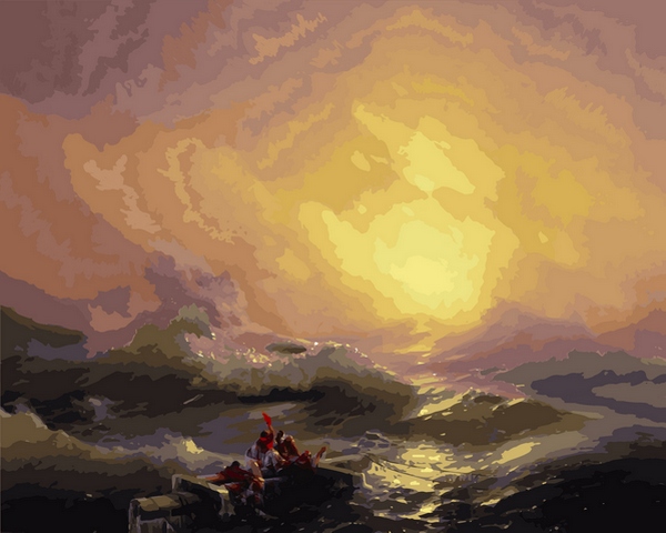 

Картина по номерам Babylon Девятый вал 40*50 см (в коробке) арт.VP1429