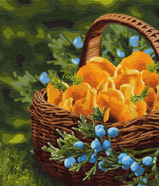 

Картина по номерам Идейка Солнце в корзине 40*50 см (без коробки) арт.KHO5602