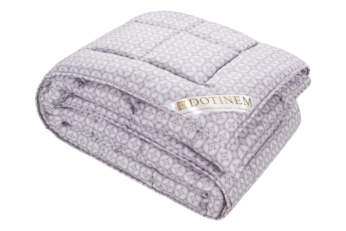 

Одеяло DOTINEM VALENCIA ЗИМА евро 195*215 см сатин/холлофайбер теплое серое арт.214893-12