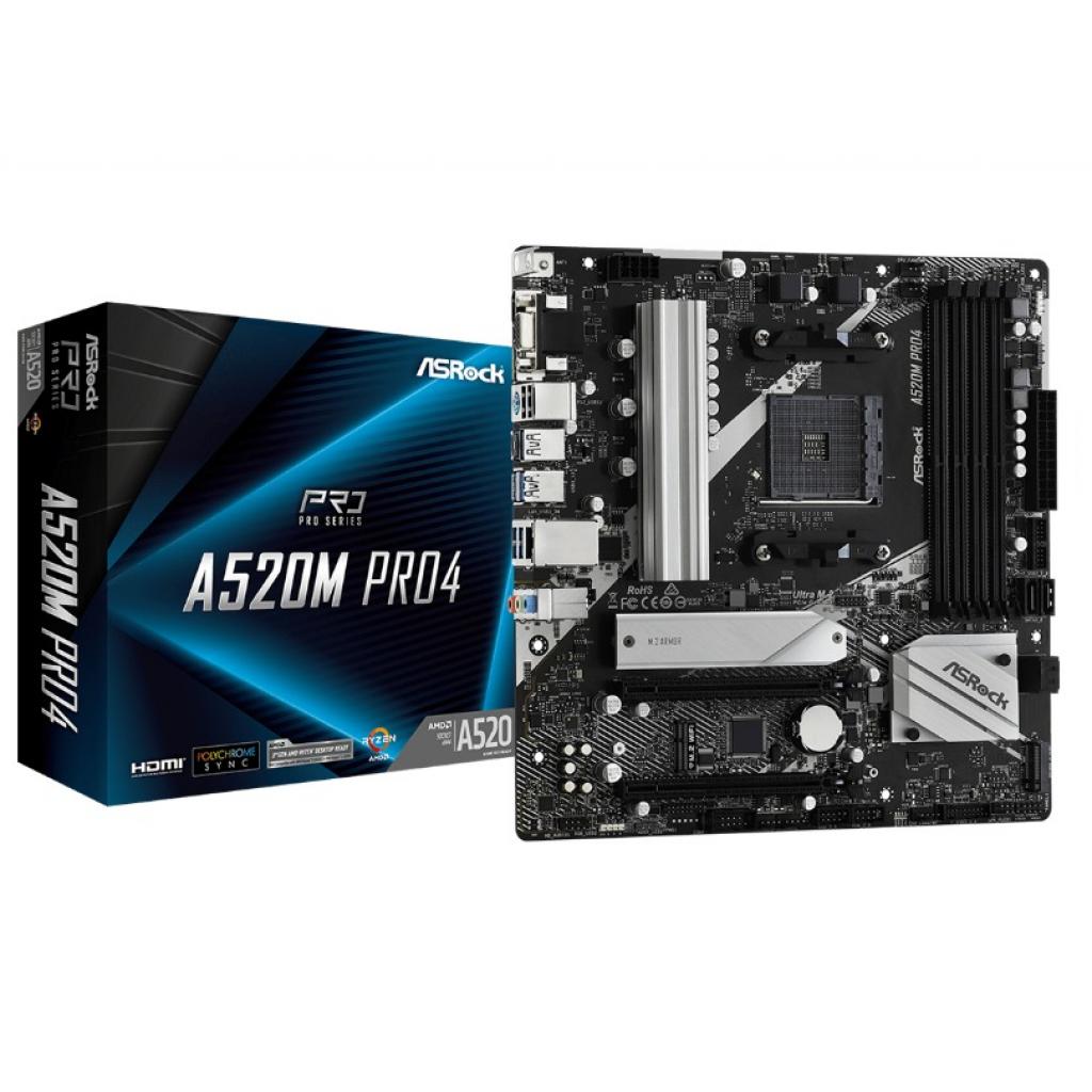 

Материнская плата ASRock A520M Pro4