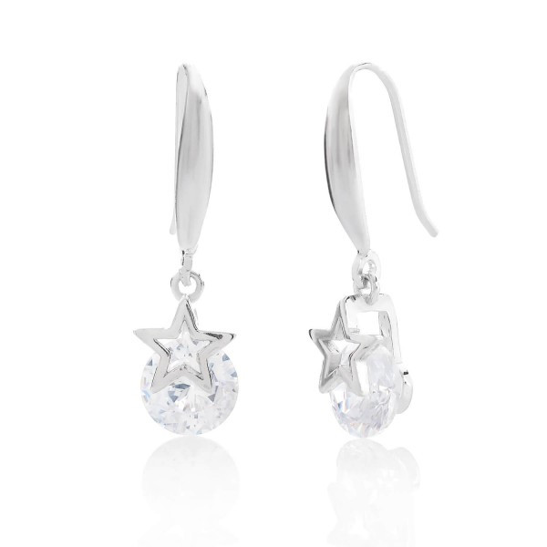 

Серебряные серьги Silver925 с цирконием 2.23 гр