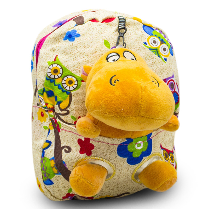 

Детский дошкольный рюкзак Cappuccino Toys CT2249.277-бегемотик бежевый