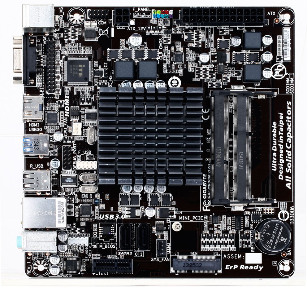 

Материнская плата Gigabyte GA-J1800N-D2H (54C0WBJ1D)
