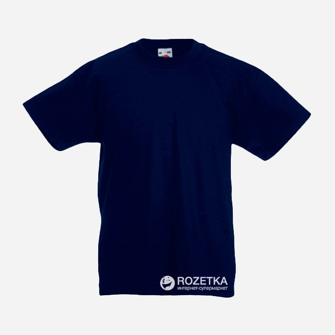 

Футболка Fruit of the loom 0610330AZ Valueweight 140 Темно-синяя