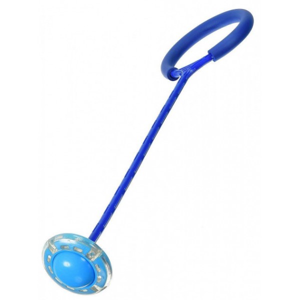 

Светящаяся скакалка-крутилка Аврора с колесиком на одну ногу Синяя