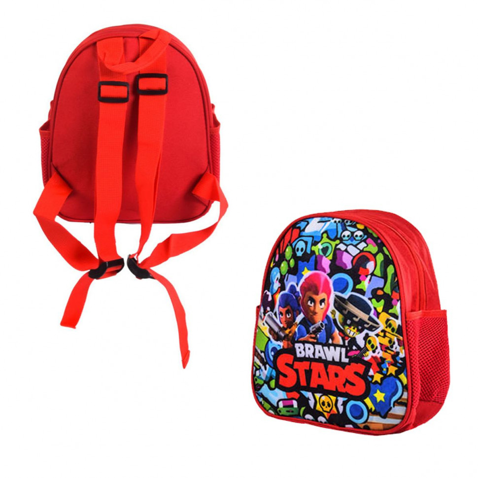 

Рюкзак детский "Команда" BS11220, 22х11х27 см, Бравл Старс ( Красный) Bambi