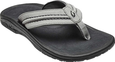 

Мужские вьетнамки, сланцы OluKai Hokua Thong Sandal Sharkskin/Dark Shadow Synthetic 40