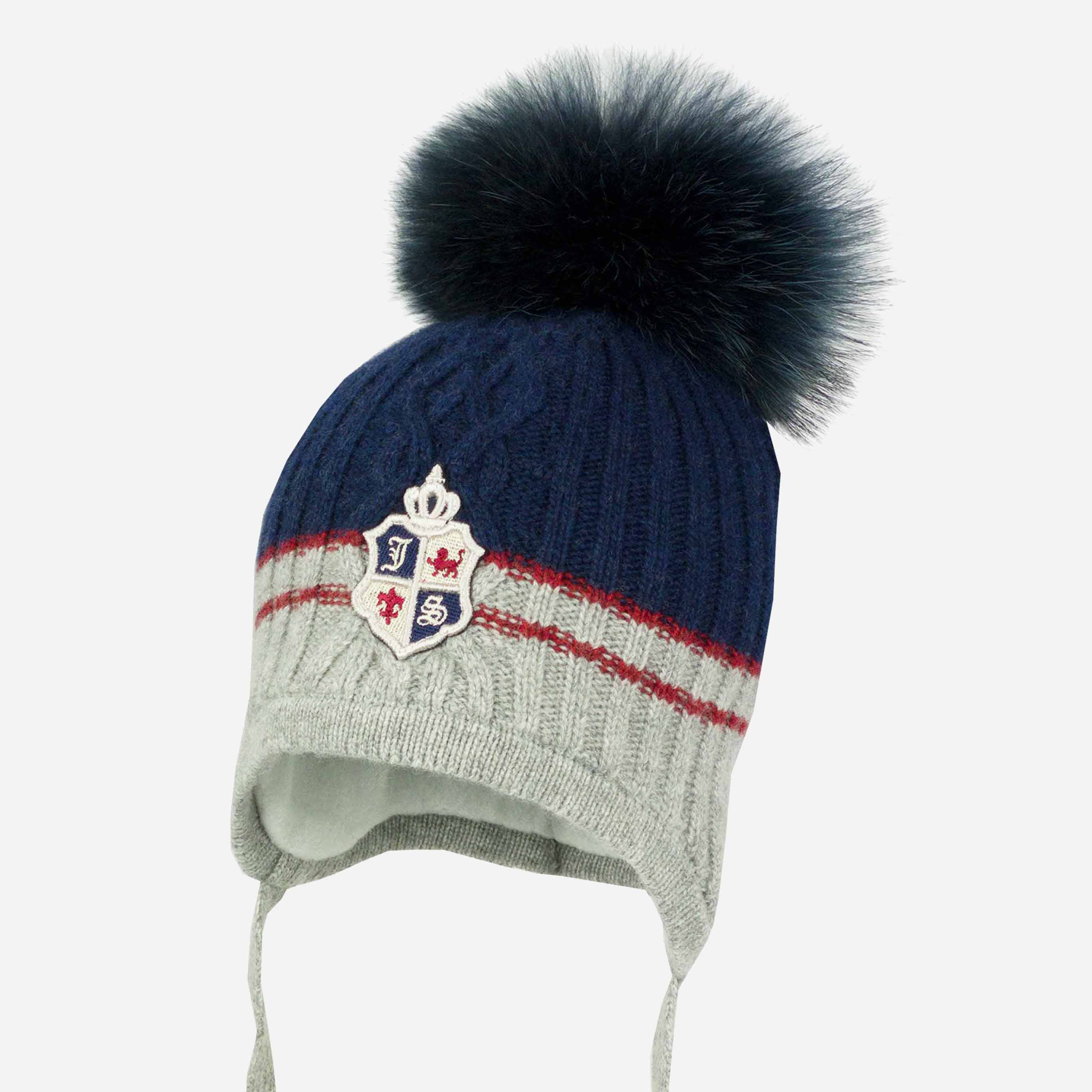 

Шапка зимняя с завязками Jamiks JENKINS I 52 Синяя