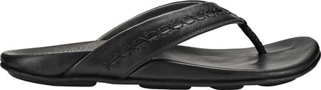 

Мужские вьетнамки, сланцы OluKai Honoli'I Thong Sandal Black/Black Full Grain Leather 47