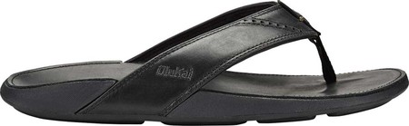 

Мужские вьетнамки, сланцы OluKai Nui Flip Flop Black/Lava Rock Waxed Nubuck 46